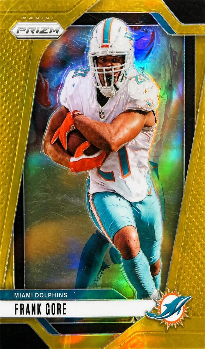2024 Panini Prizm Football Gold Frank Gore #184