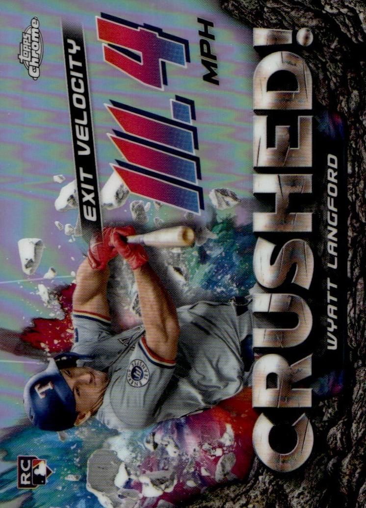 2024 Topps Chrome Update Baseball Wyatt Langford #CR-25 PSA 9