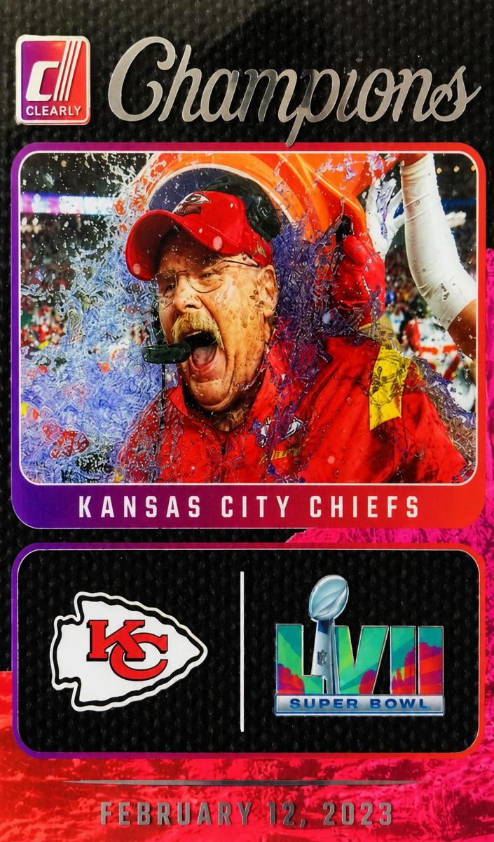2023 Panini Clearly Donruss Football Andy Reid #2 PSA 9