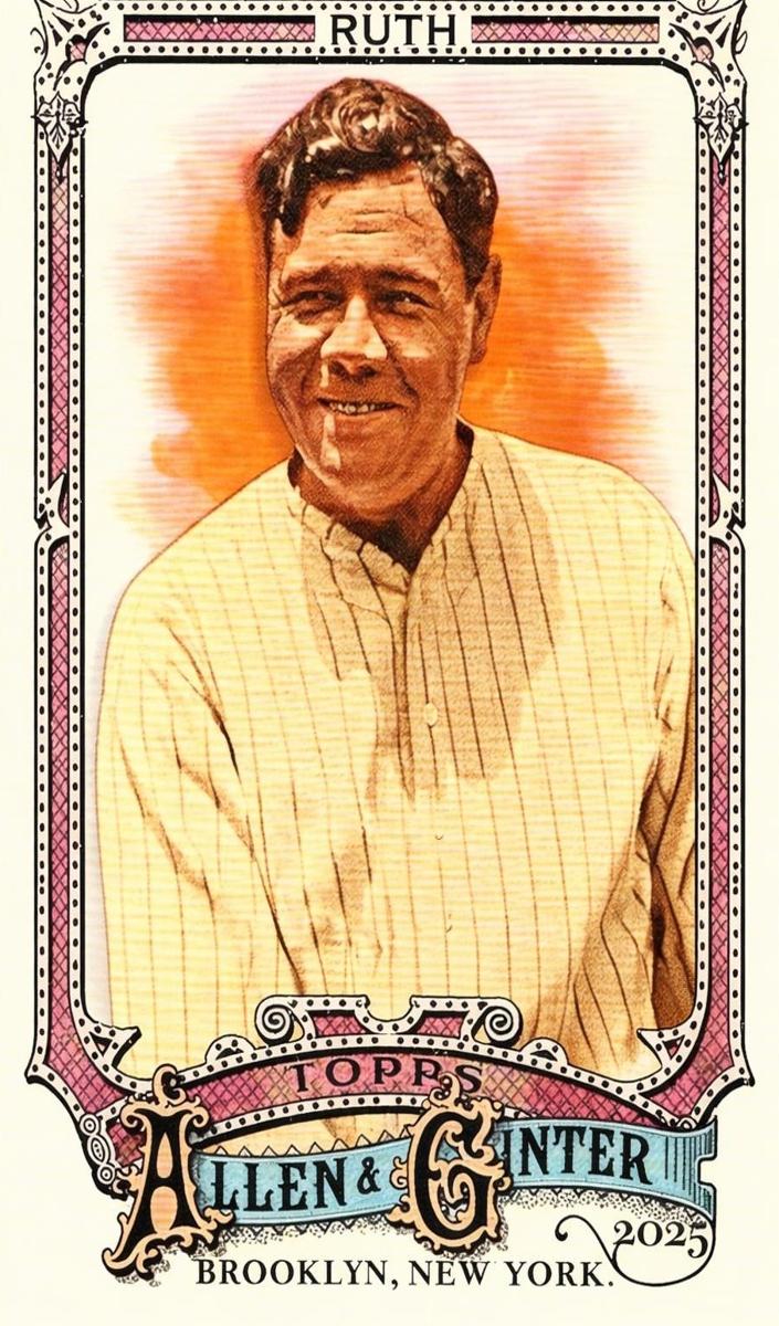 2025 Topps Allen & Ginter Baseball Babe Ruth #28 PSA 10