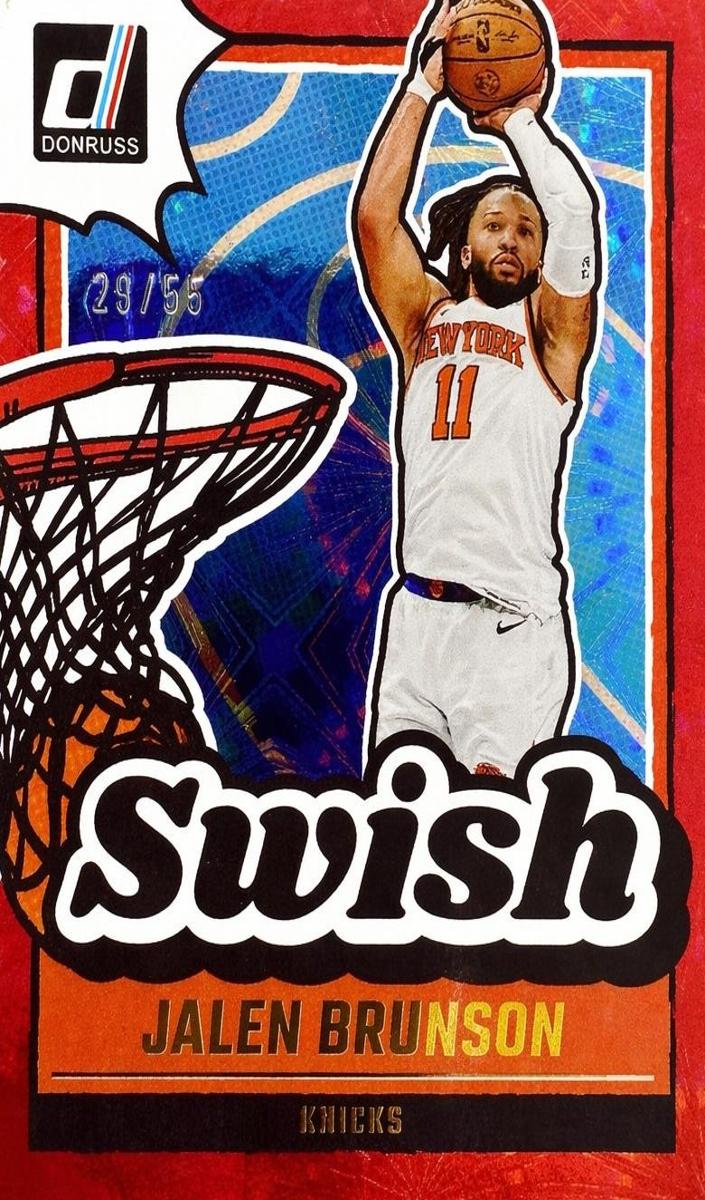 2024 Panini Donruss Basketball International Red Fireworks Jalen Brunson #2