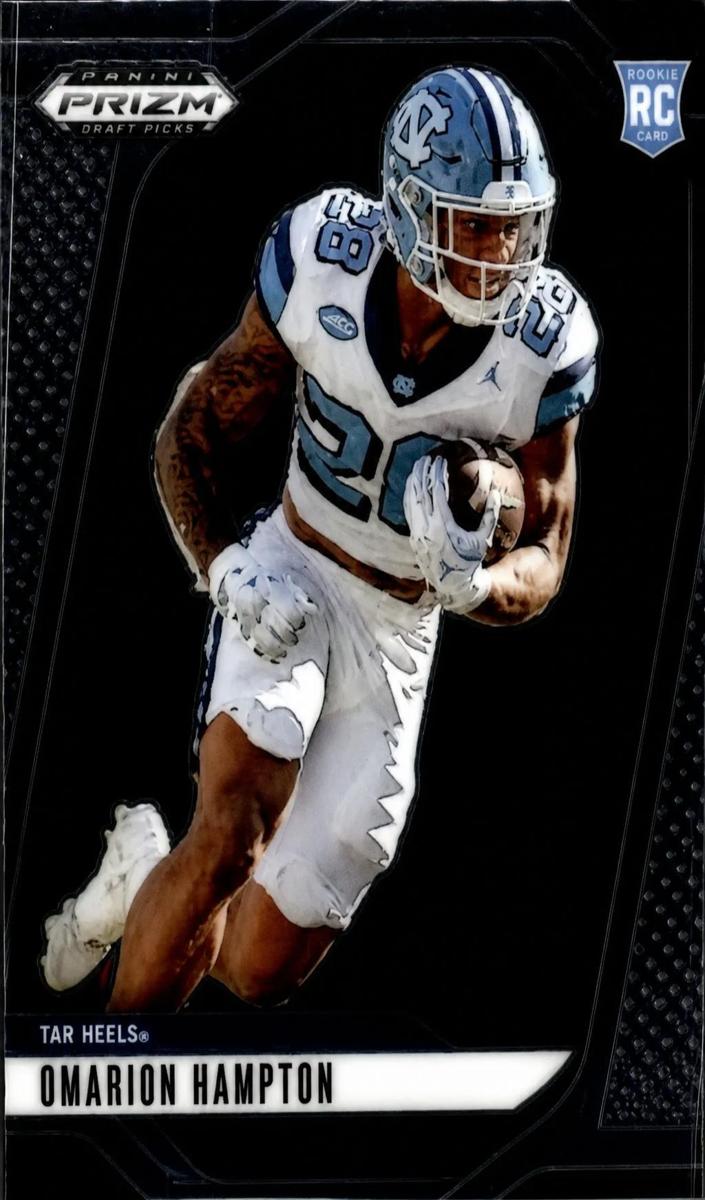 2025 Panini Prizm Draft Picks Football Omarion Hampton #74