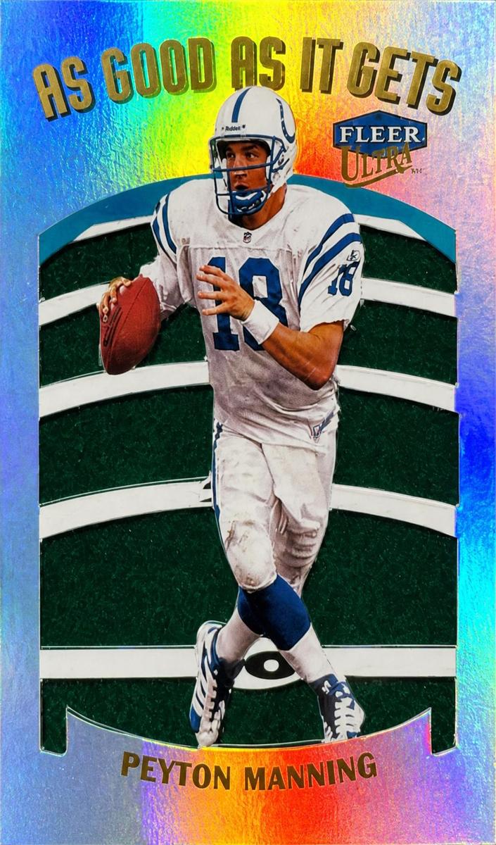 1999 Fleer Ultra Football Peyton Manning #5 AG CGC 8