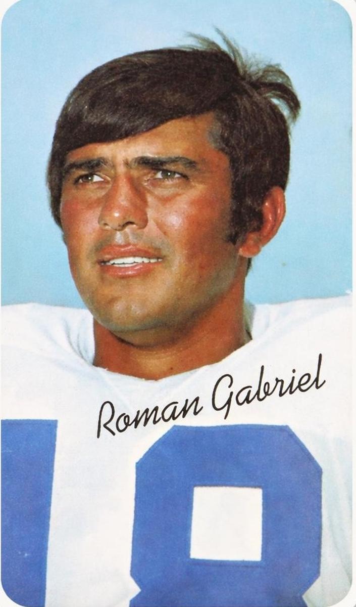1970 Topps Super Football Roman Gabriel #25
