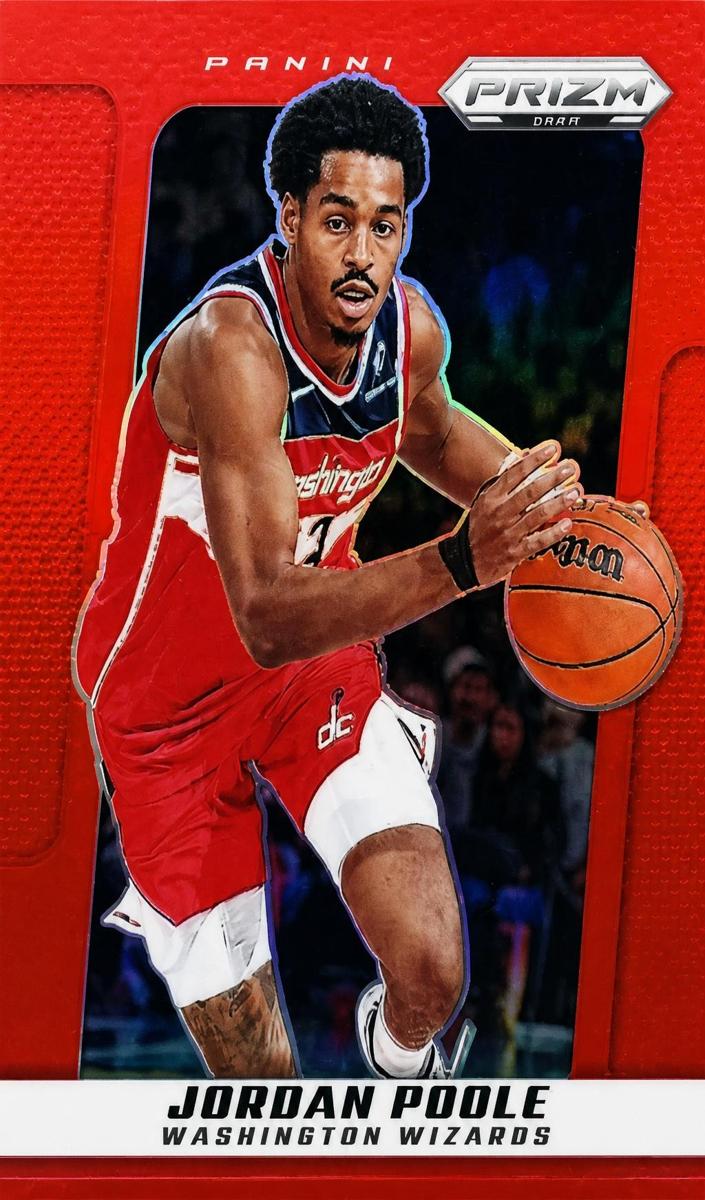 2024 Panini Prizm Deca Basketball Red Jordan Poole #104