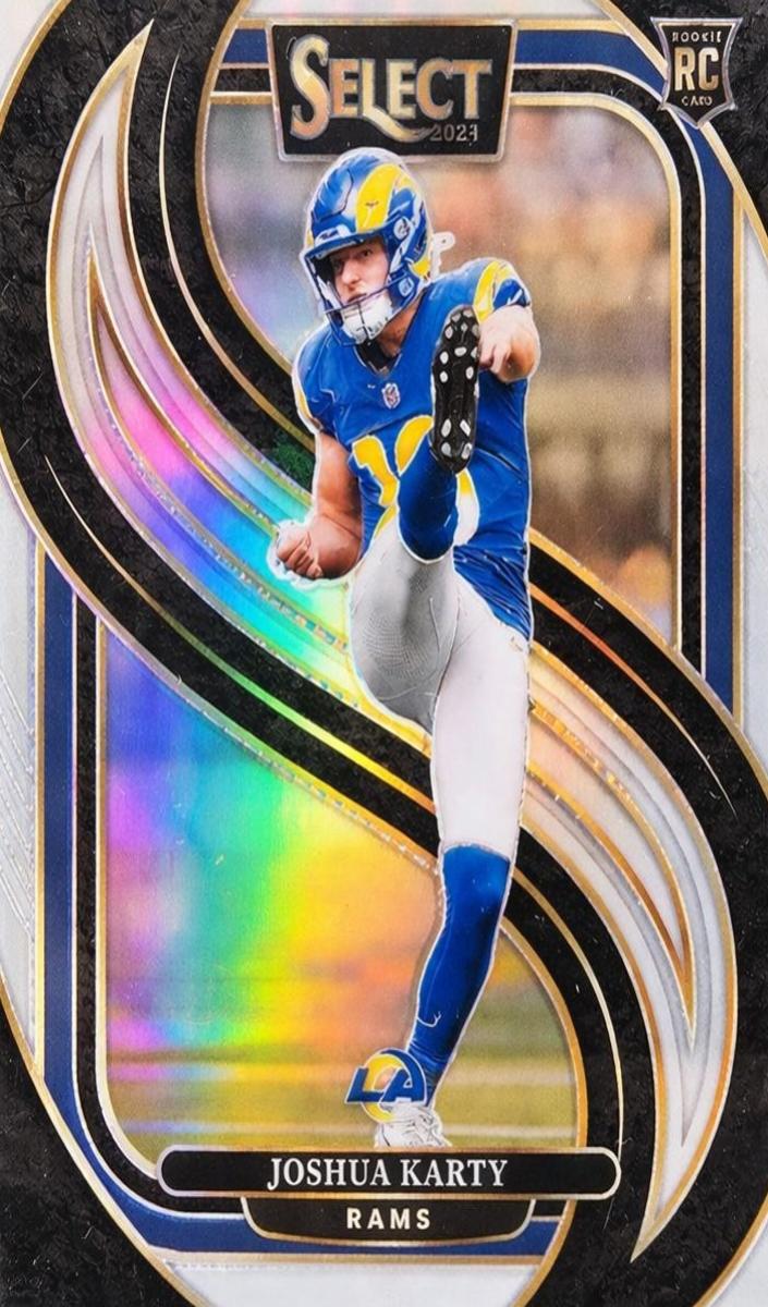 2024 Panini Select Football Silver Joshua Karty #164