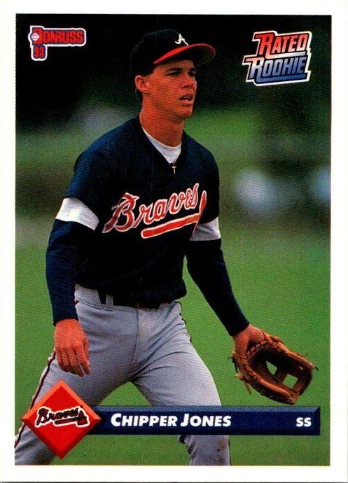 1993 Donruss Baseball Chipper Jones #721 PSA 9