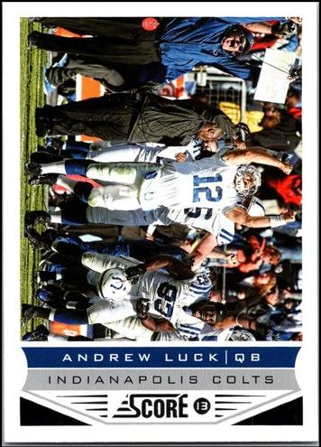 2013 Panini Score Football Andrew Luck #88 BGS 9.5