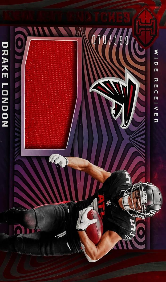 2023 Panini Illusions Football Red Drake London #HS-DL