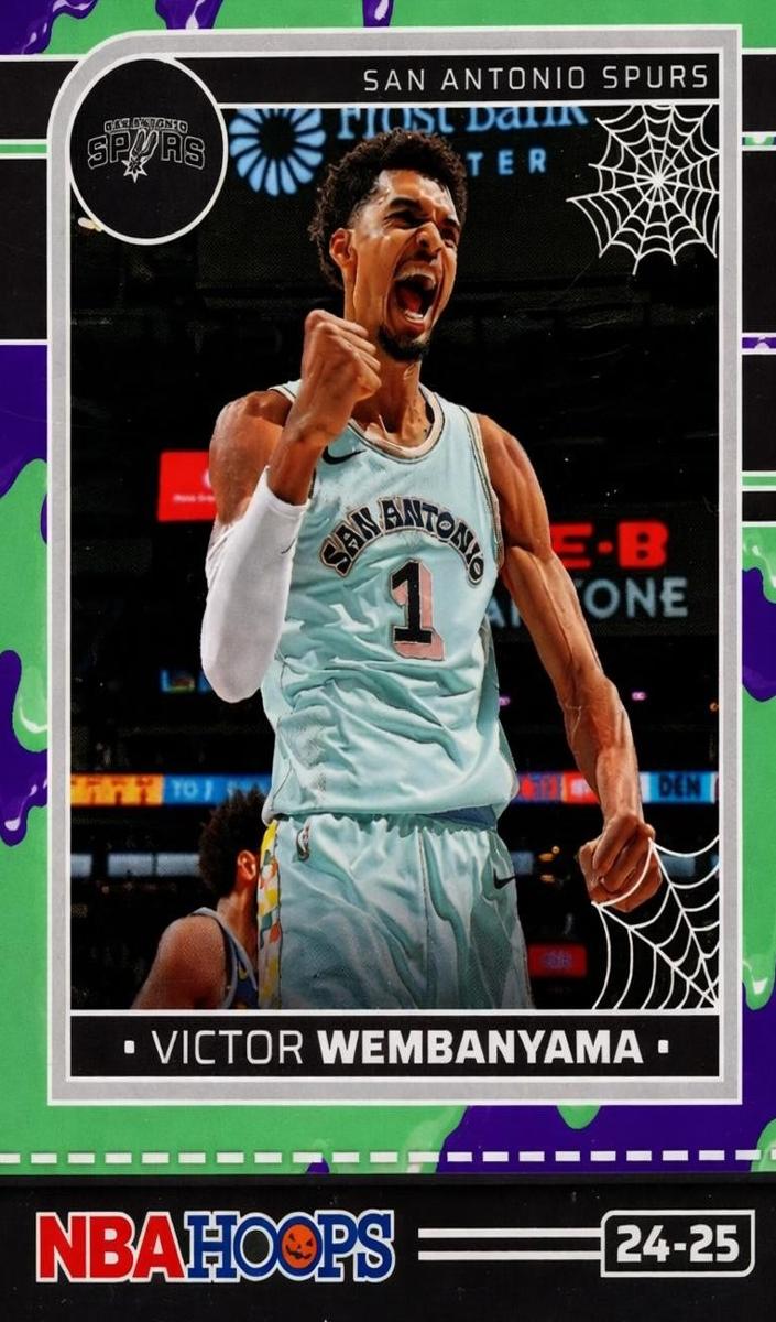 2024 Panini Haunted Hoops Basketball Slime Victor Wembanyama #70 PSA 9