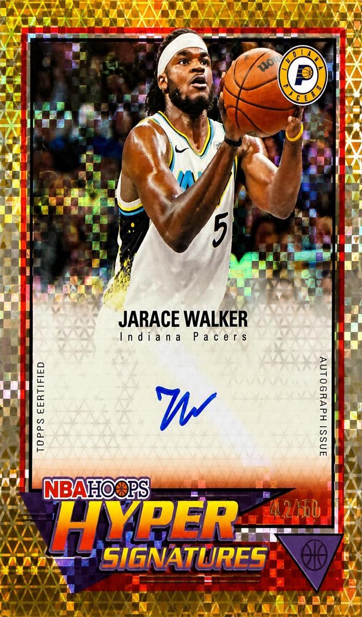 2025 Topps NBA Hoops Basketball Light Burst Gold Jarace Walker #HHS-JW