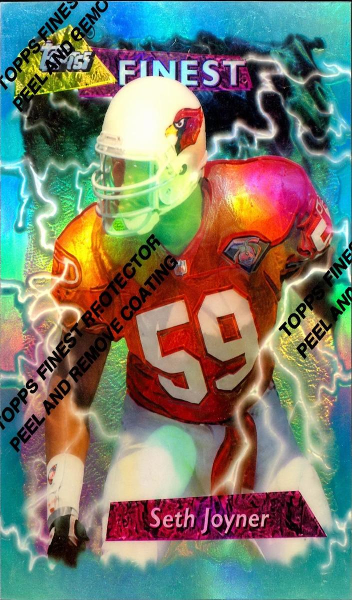 1995 Topps Finest Football Refractor Seth Joyner #99