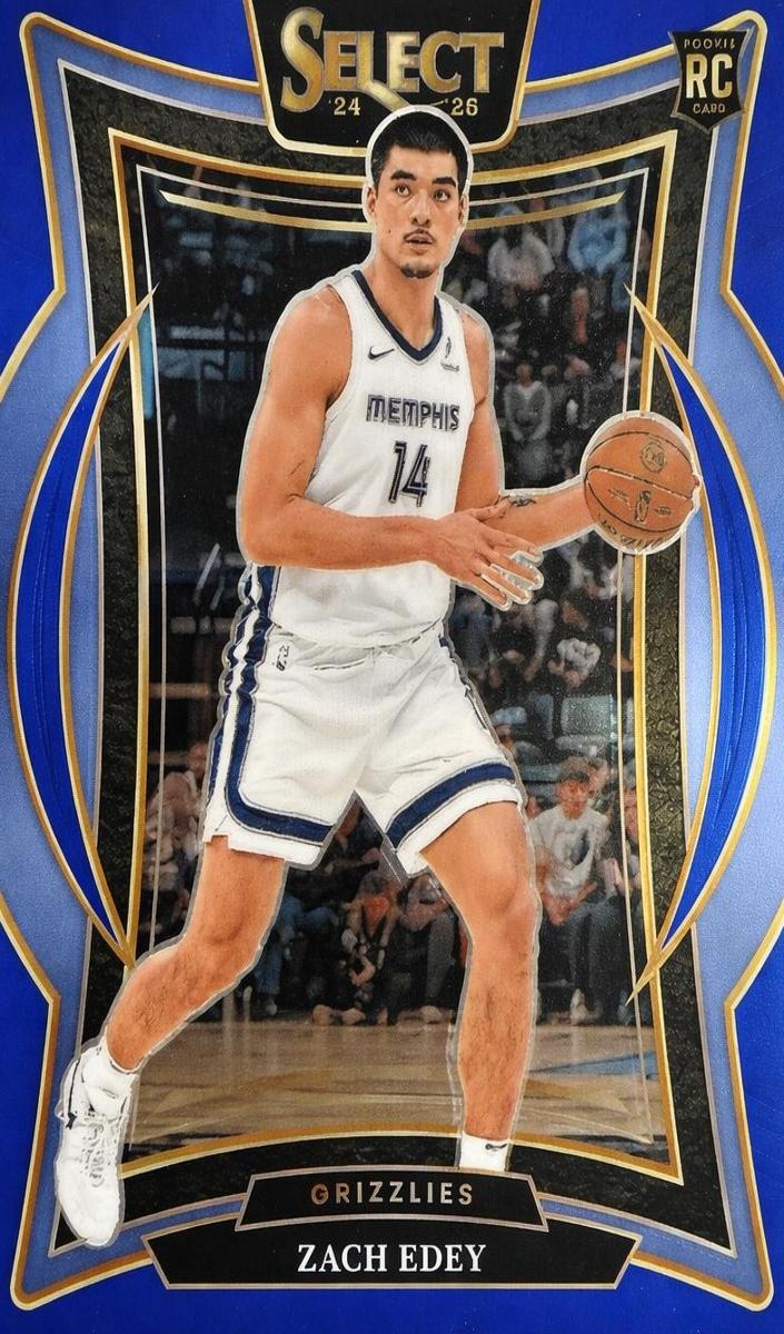 2024 Panini Select Basketball Blue Zach Edey #98