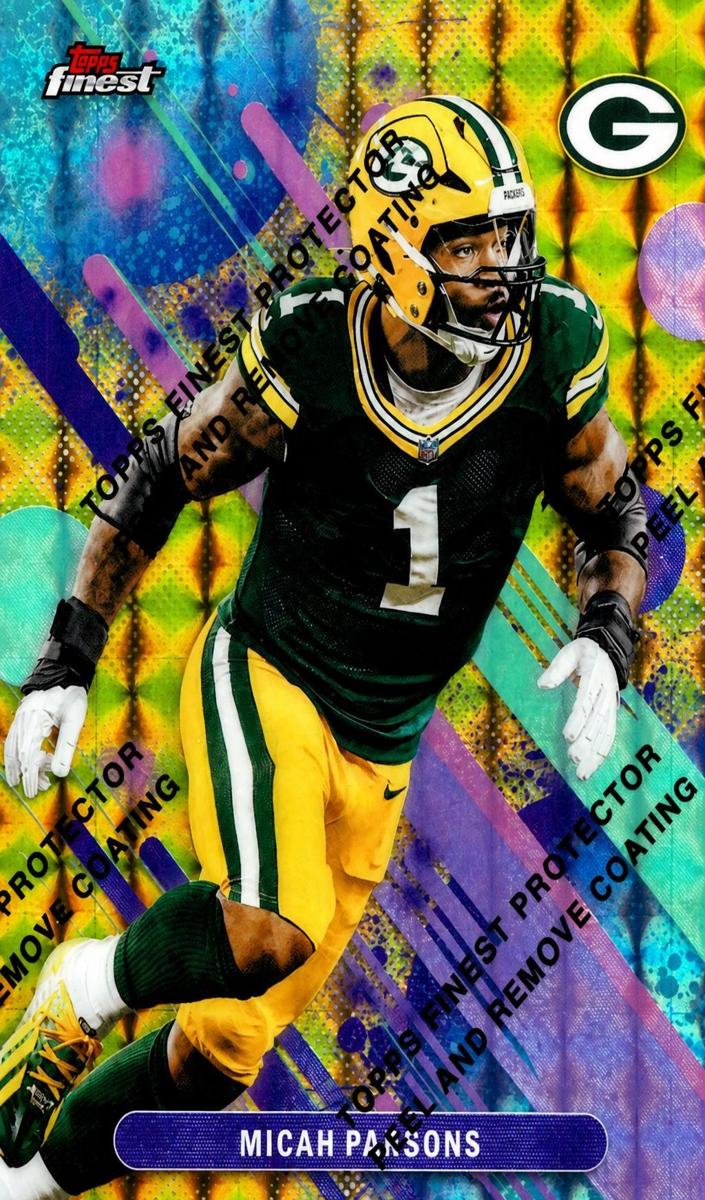 2025 Topps Finest Football Gold Geometric Micah Parsons #98