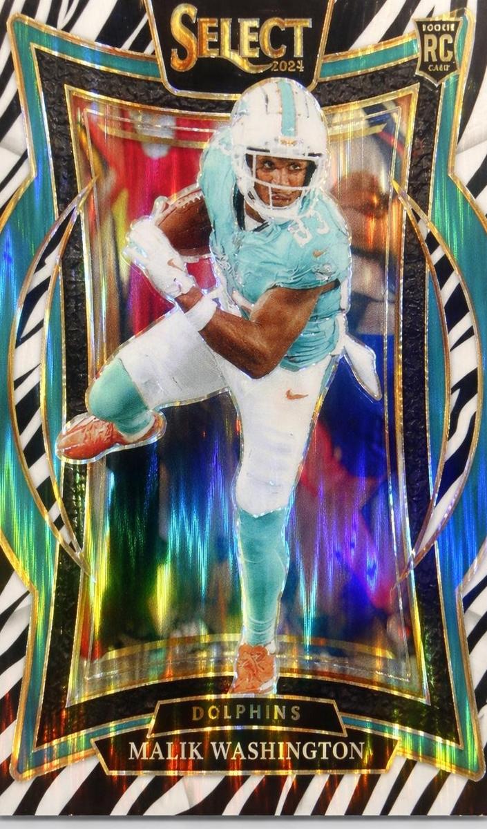 2024 Panini Select Football Zebra Malik Washington #71