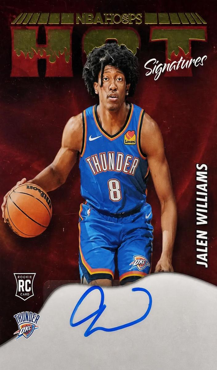 2022 Panini Hoops Basketball Jalen Williams #HSR-JLW SGC 8.5