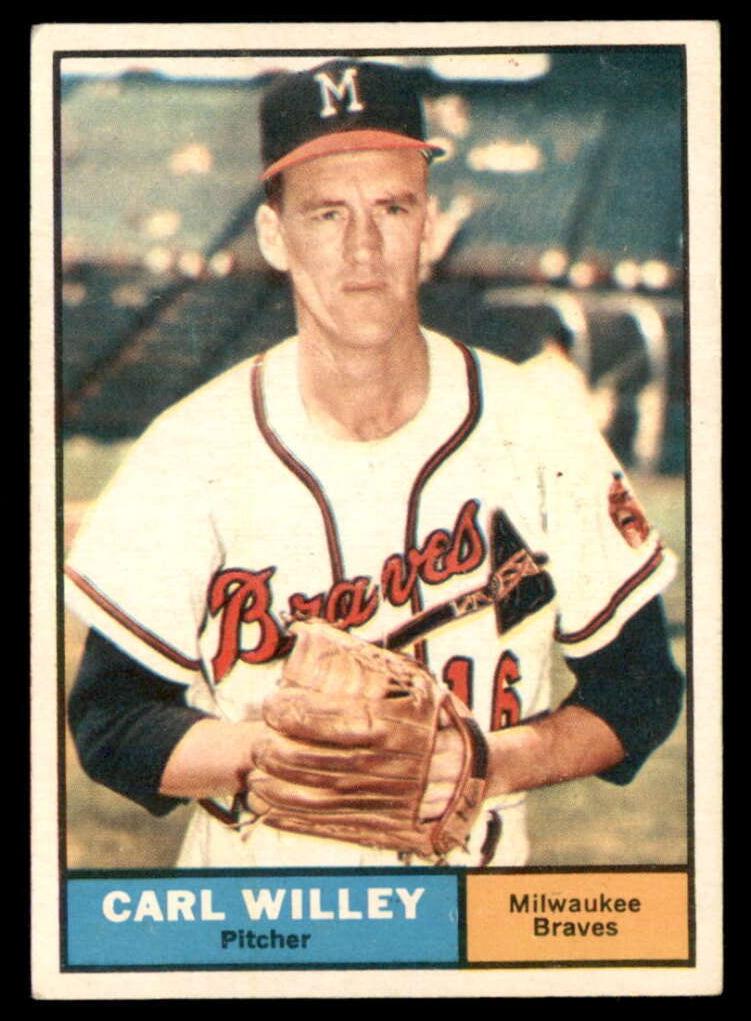 1961 Topps Baseball Carl Willey #105