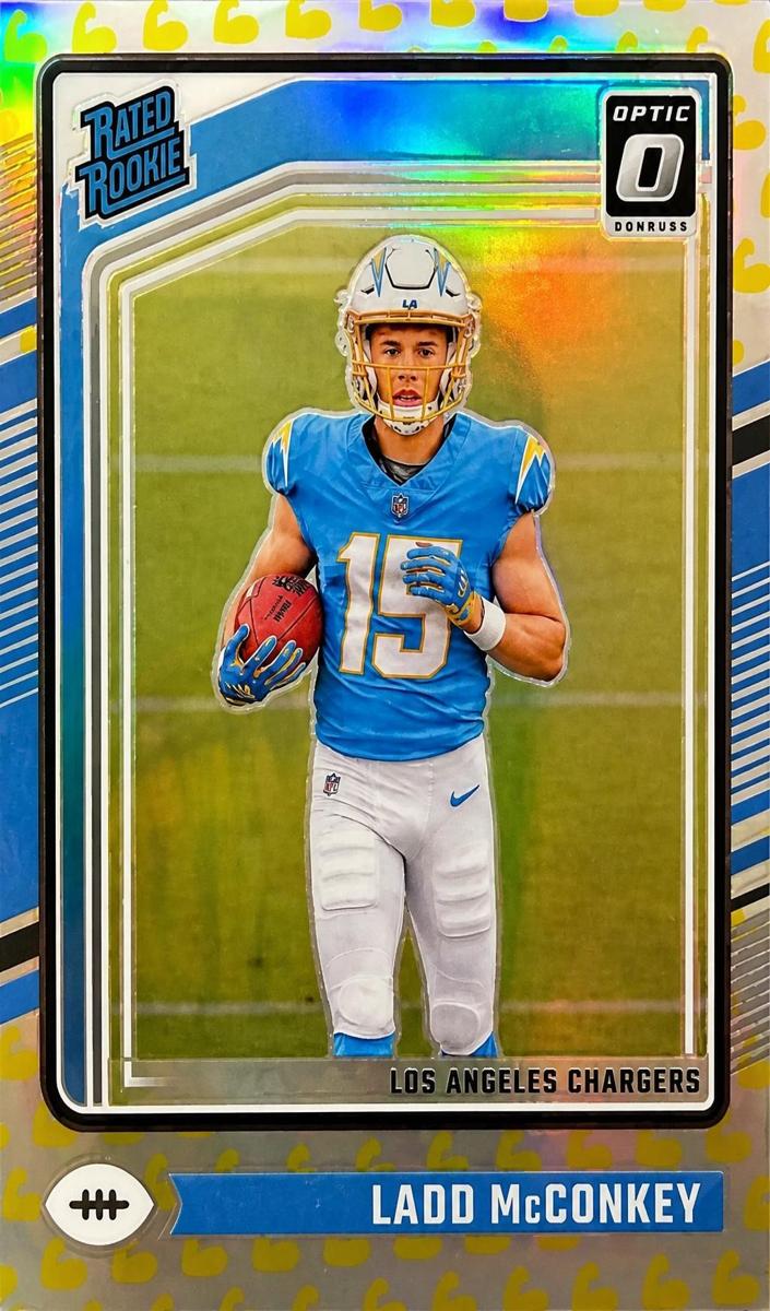 2024 Donruss Optic Football Flex Ladd McConkey #266 PSA 9
