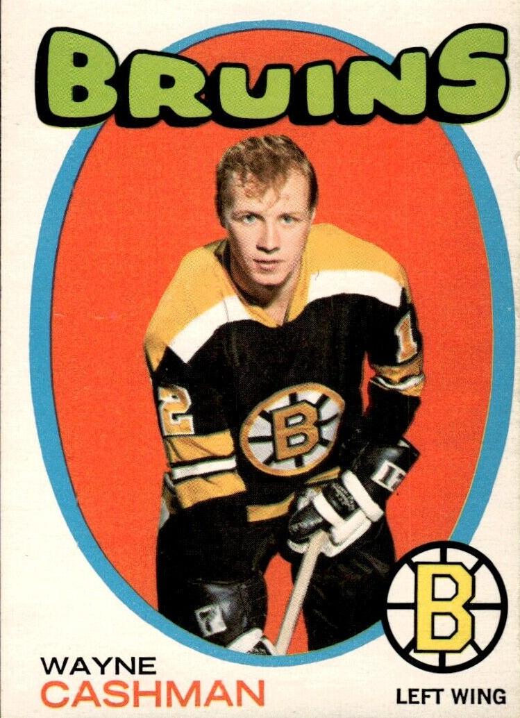 1971 O-Pee-Chee Hockey Wayne Cashman #129