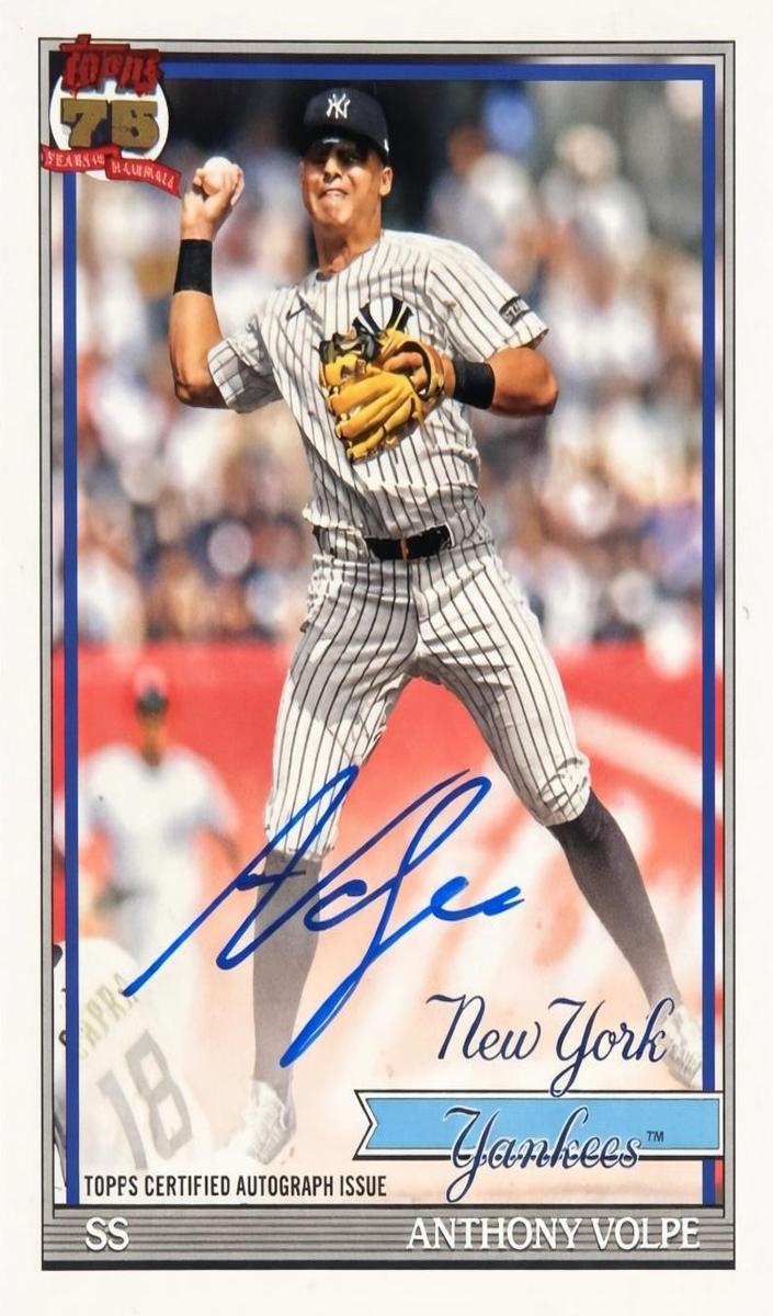 2026 Topps Baseball Anthony Volpe #91A-AV