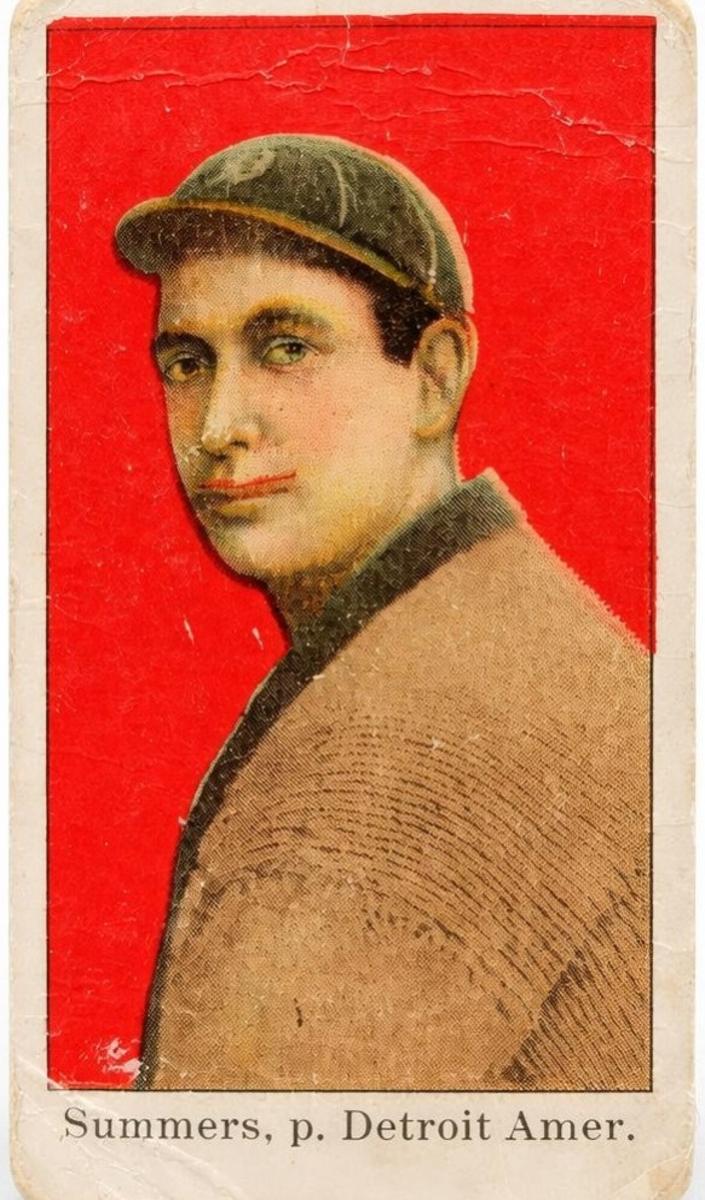 1909-11 American Caramel E90-1 Baseball Ed Summers #104 PSA 1