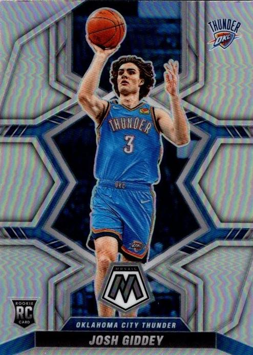 2021 Panini Mosaic Basketball Silver Josh Giddey #210 PSA 10