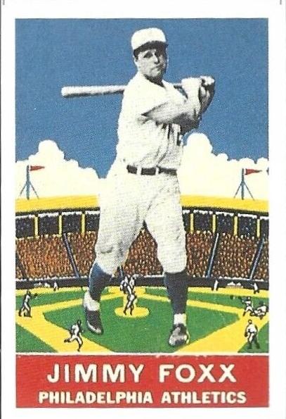 1933 R333 DeLong Gum Baseball Jimmy Foxx #21 SGC 1