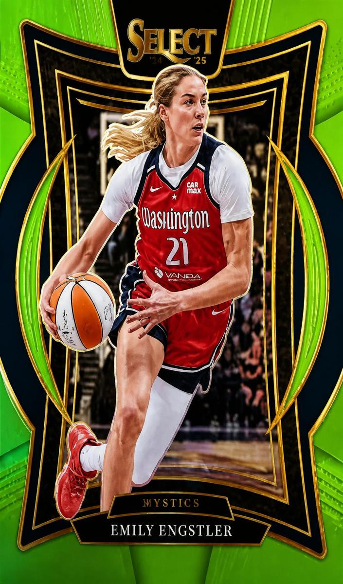 2025 Panini Select WNBA Basketball Neon Green Emily Engstler #85
