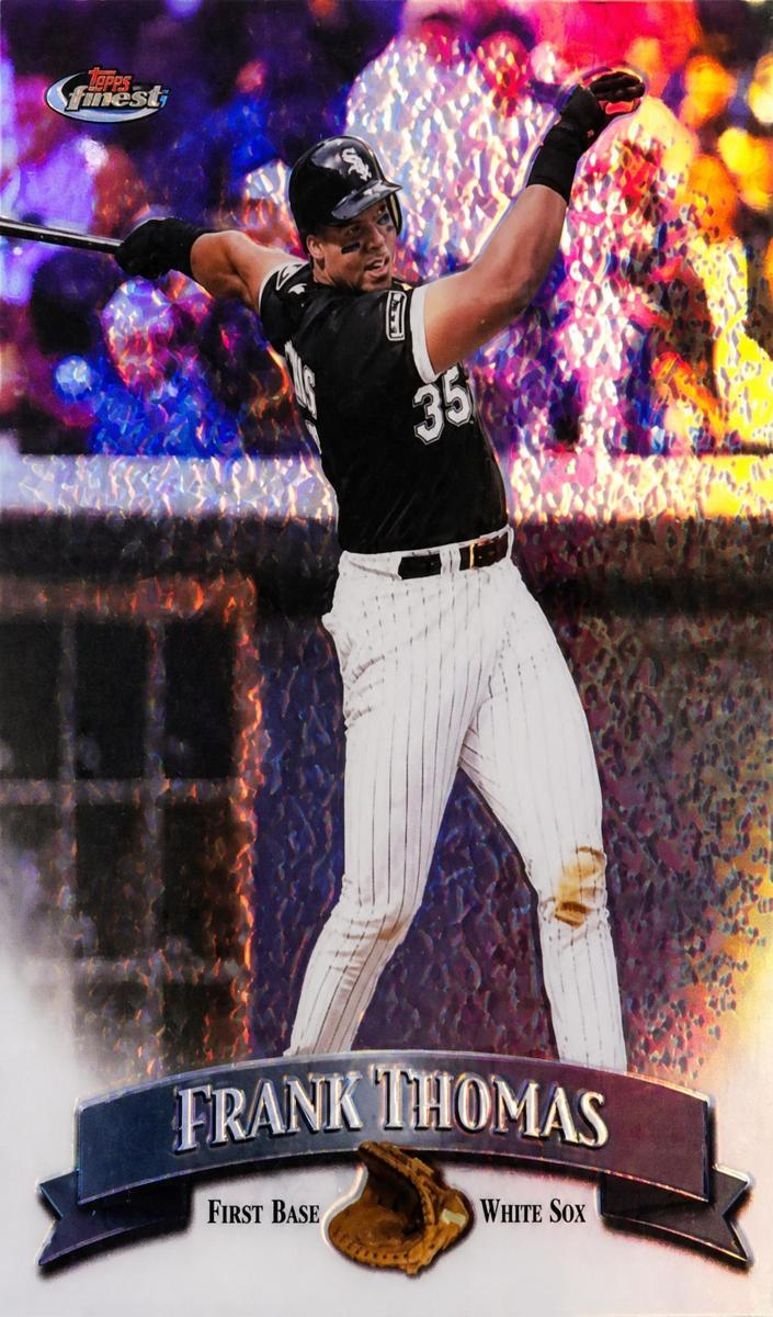 1998 Topps Finest Baseball Refractor Frank Thomas #151