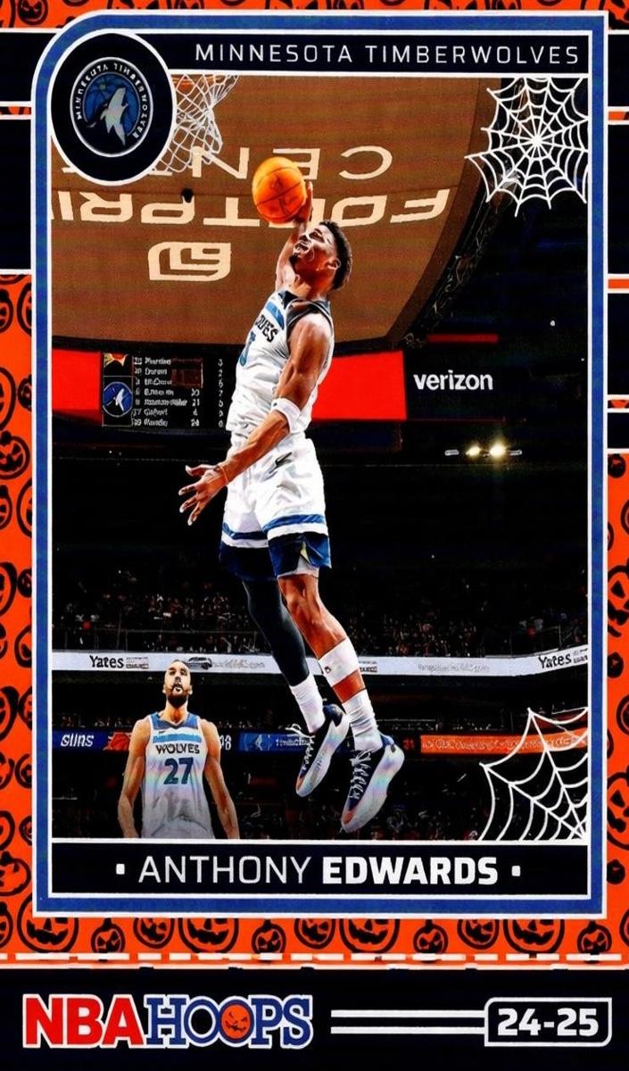 2024 Panini Haunted Hoops Basketball Orange Anthony Edwards #137