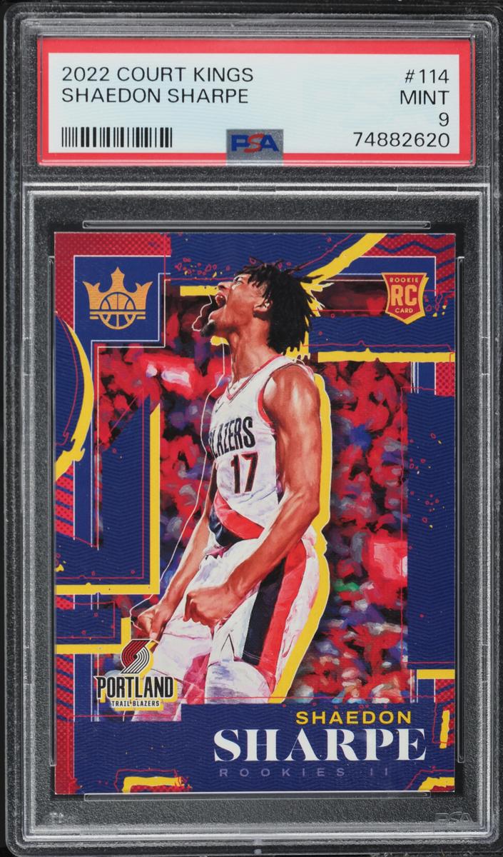 2022 Panini Court Kings Basketball Shaedon Sharpe #114