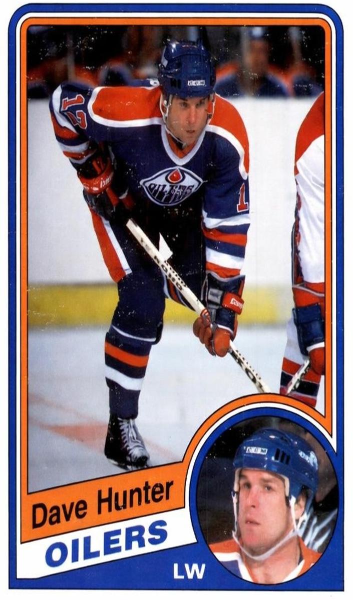 1984 O-Pee-Chee Hockey Dave Hunter #246 PSA 9