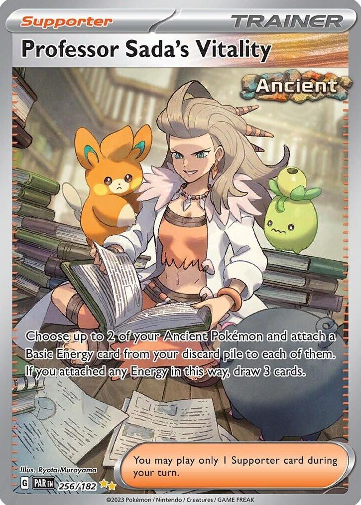 2023 Pokemon Scarlet & Violet Paradox Rift Professor Sada's Vitality #256 PSA 10