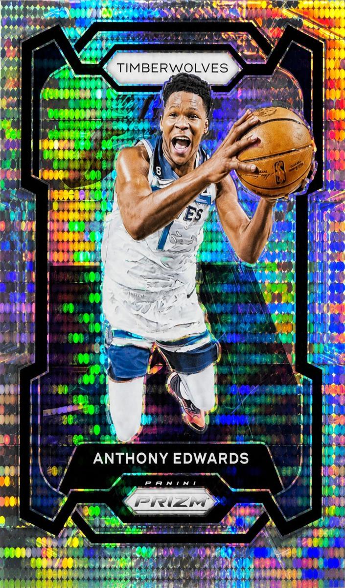 2023 Panini Prizm Basketball Pulsar Anthony Edwards #108 PSA 10