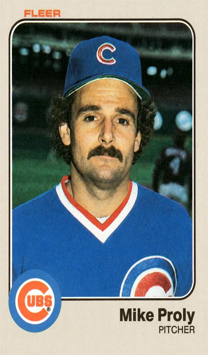 1983 Fleer Baseball Mike Proly #505