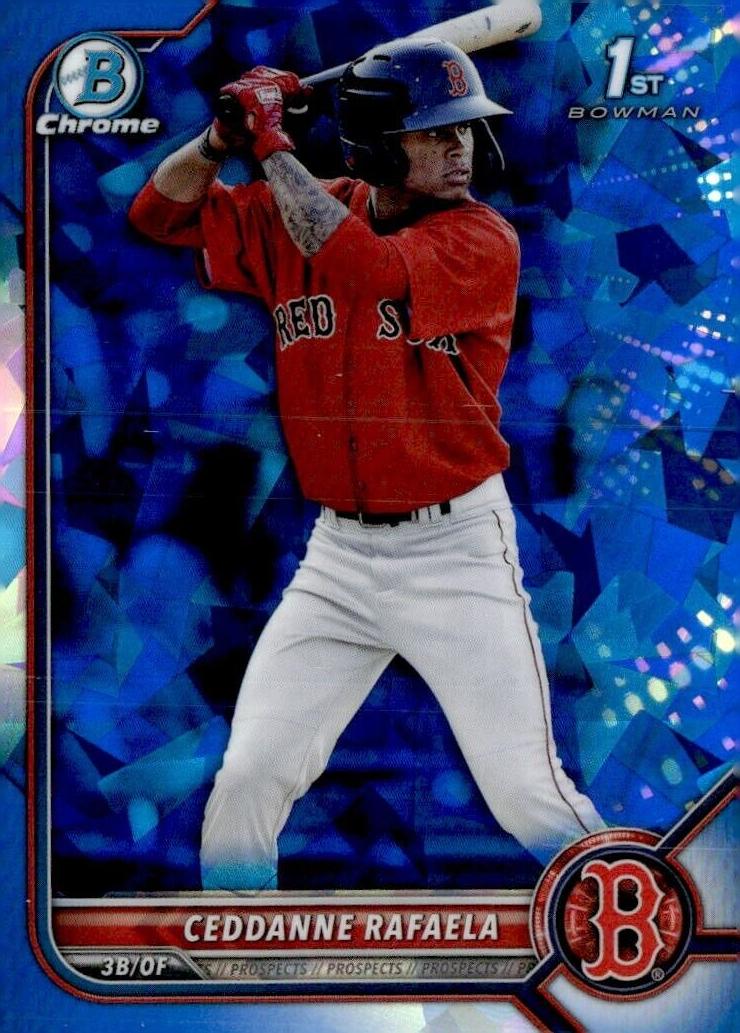 2022 Bowman Chrome Prospects Sapphire Baseball Ceddanne Rafaela #BCP-61 PSA 9