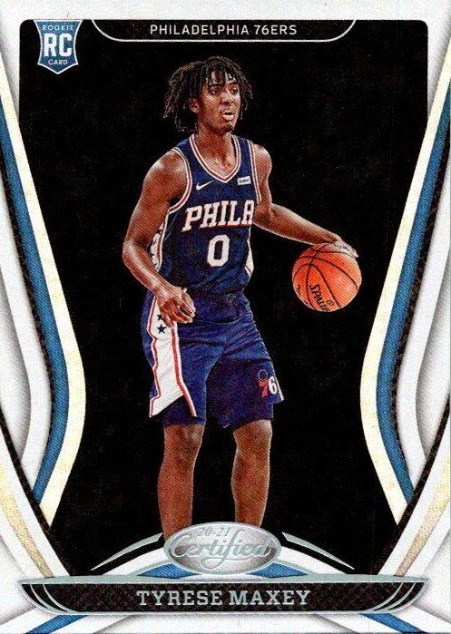 2020 Panini Certified Basketball Tyrese Maxey #180 PSA 9