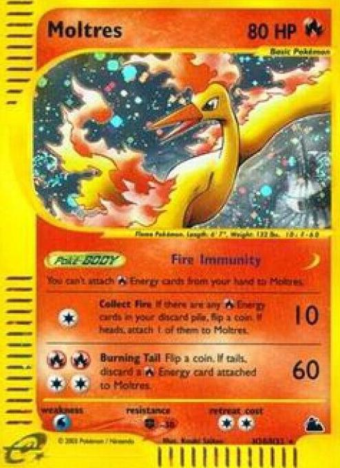 2003 Pokemon Skyridge Moltres #H20 PSA 9