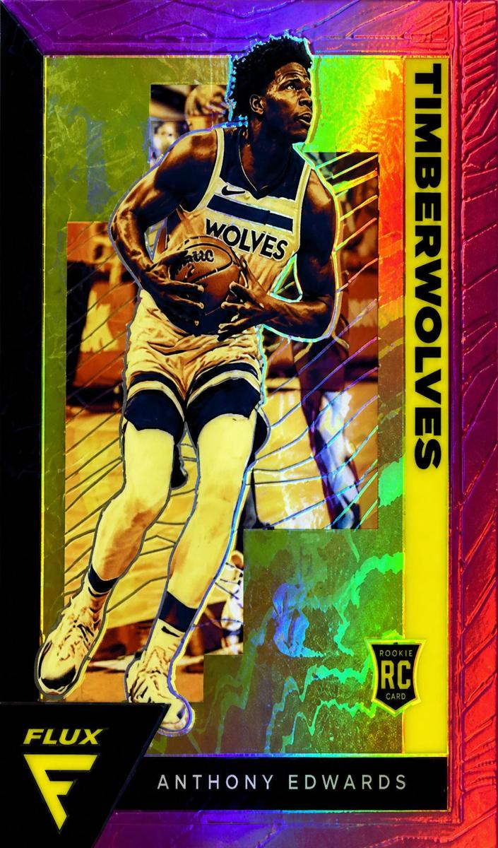 2020 Panini Flux Basketball Pink Anthony Edwards #202 PSA 9