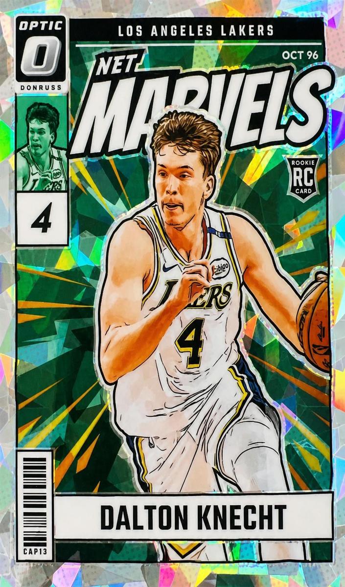 2024 Donruss Optic Basketball Cracked Ice Dalton Knecht #16 PSA 9