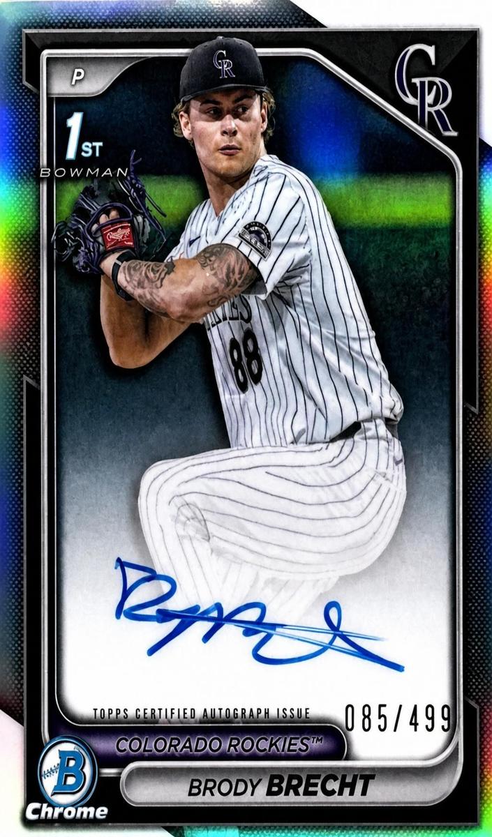2024 Bowman Draft Chrome Baseball Refractor Brody Brecht #CPA-BBR