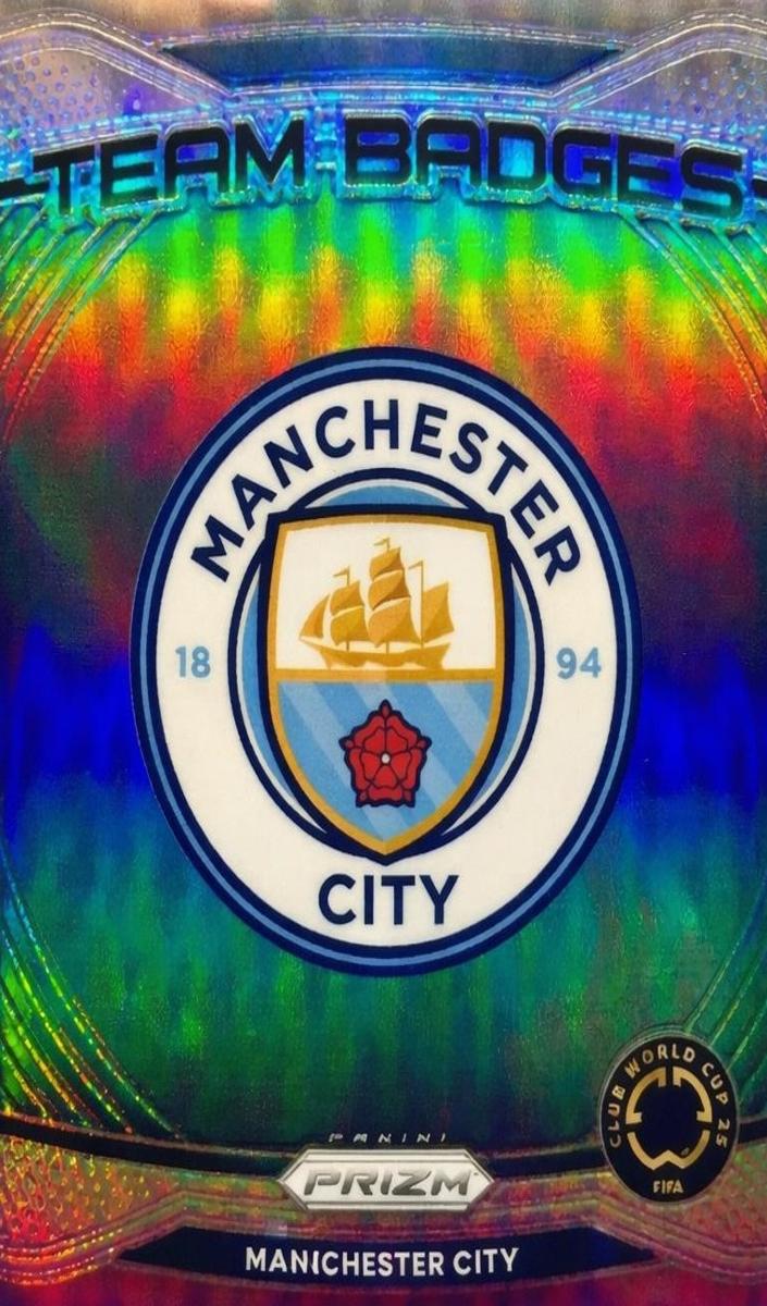 2025 Panini Prizm FIFA Club World Cup Soccer Silver Manchester City #13