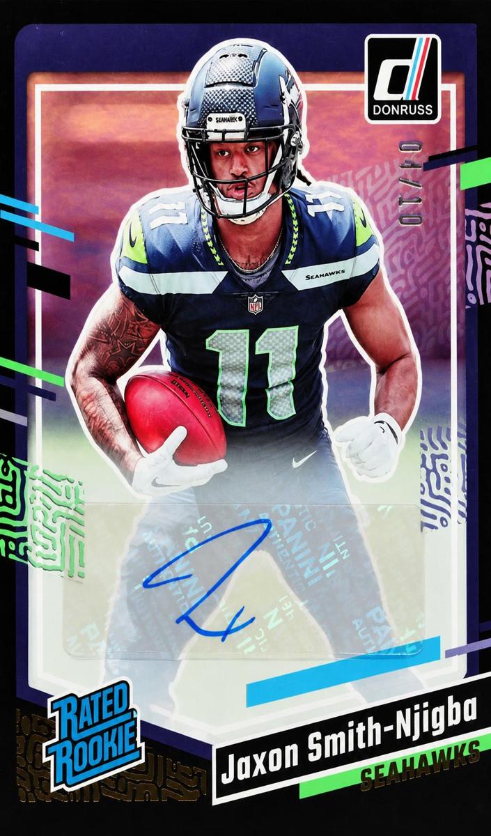 2023 Panini Donruss Football Black Jaxon Smith-Njigba #390