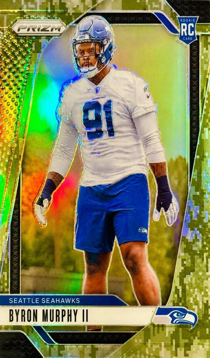 2024 Panini Prizm Football Forest Camo Byron Murphy II #317