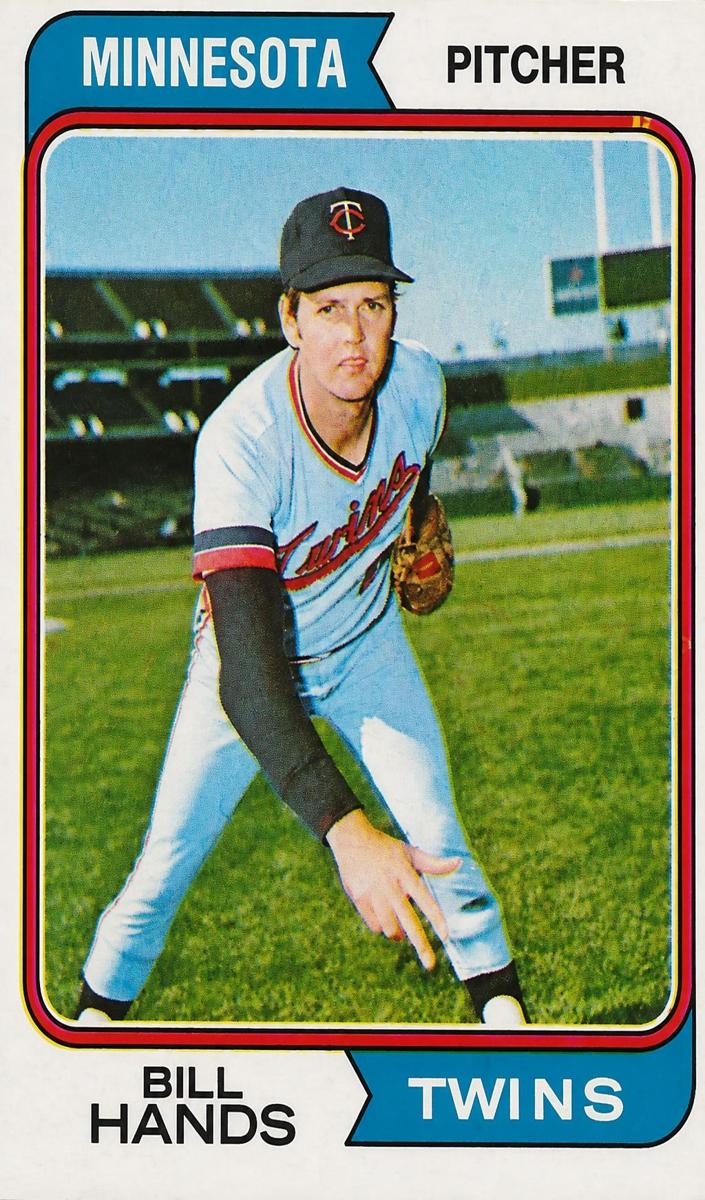 1974 O-Pee-Chee Baseball Bill Hands #271