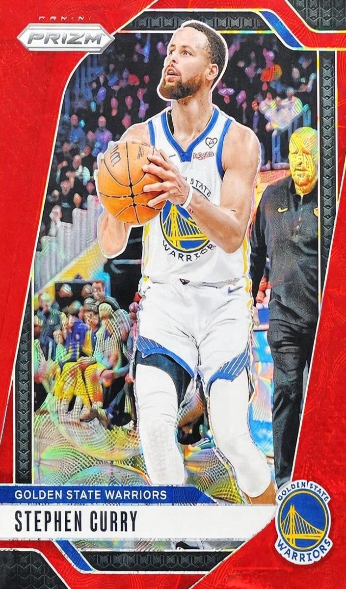 2024 Panini Prizm Basketball Choice Red Stephen Curry #134 BGS 9