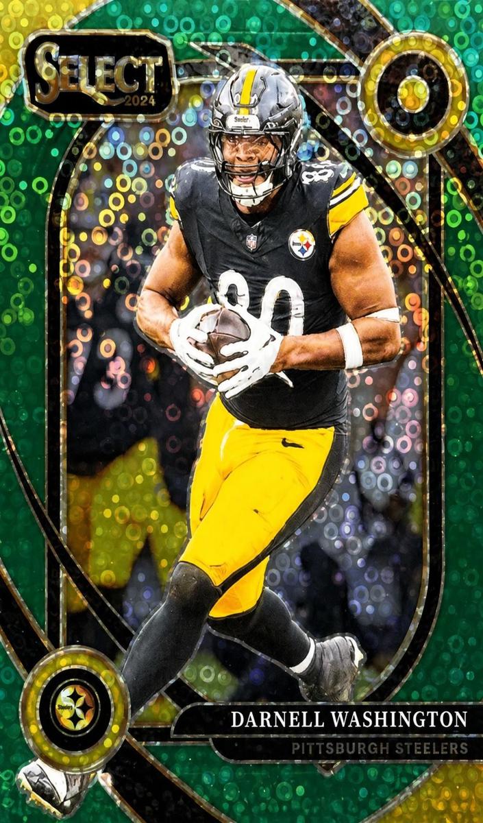 2024 Panini Select Football Green Disco Darnell Washington #244
