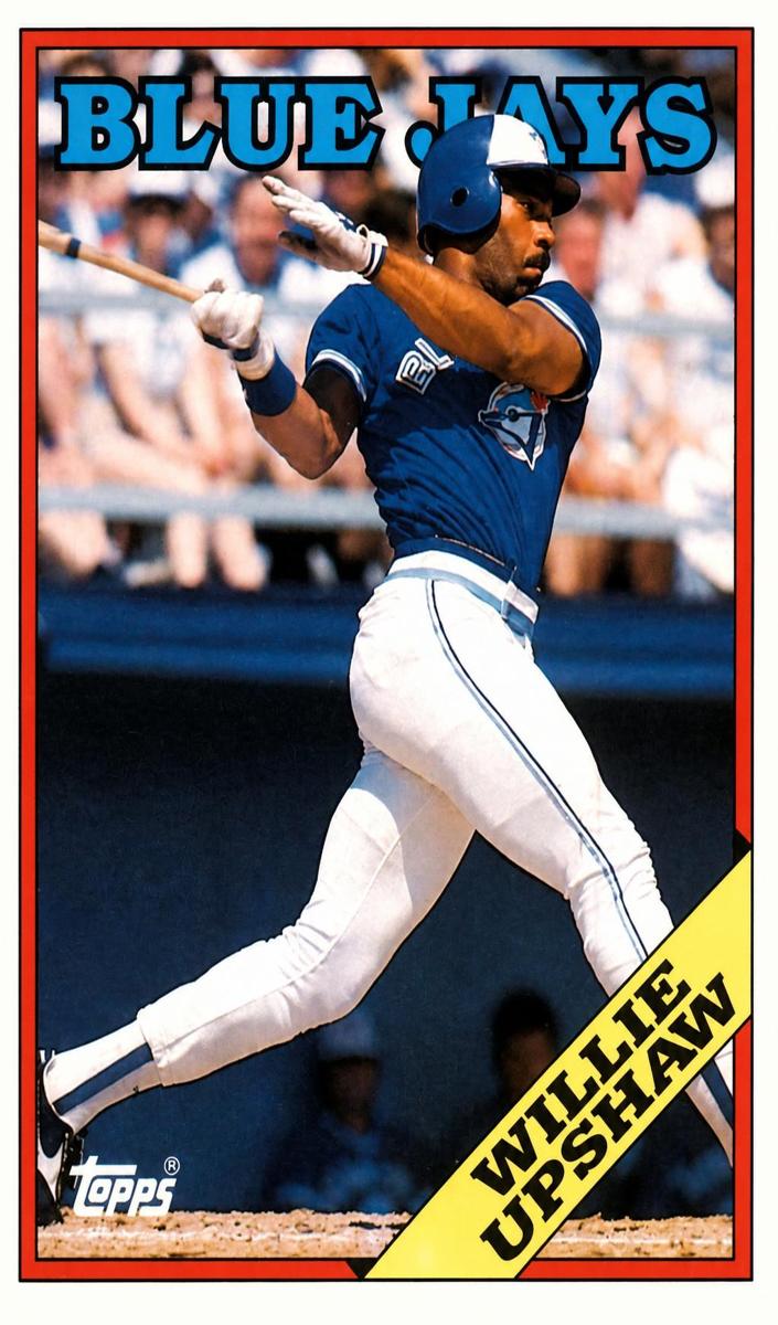 1988 Topps Baseball Willie Upshaw #505 PSA 9