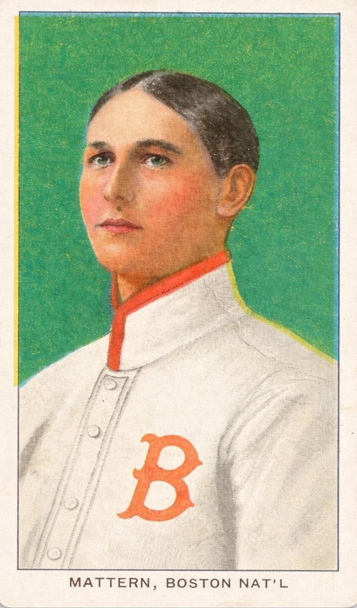 1909-11 T206 Baseball Al Mattern #NNO PSA 3