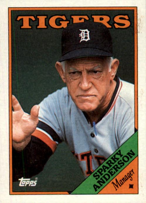 1988 Topps Baseball Sparky Anderson #14
